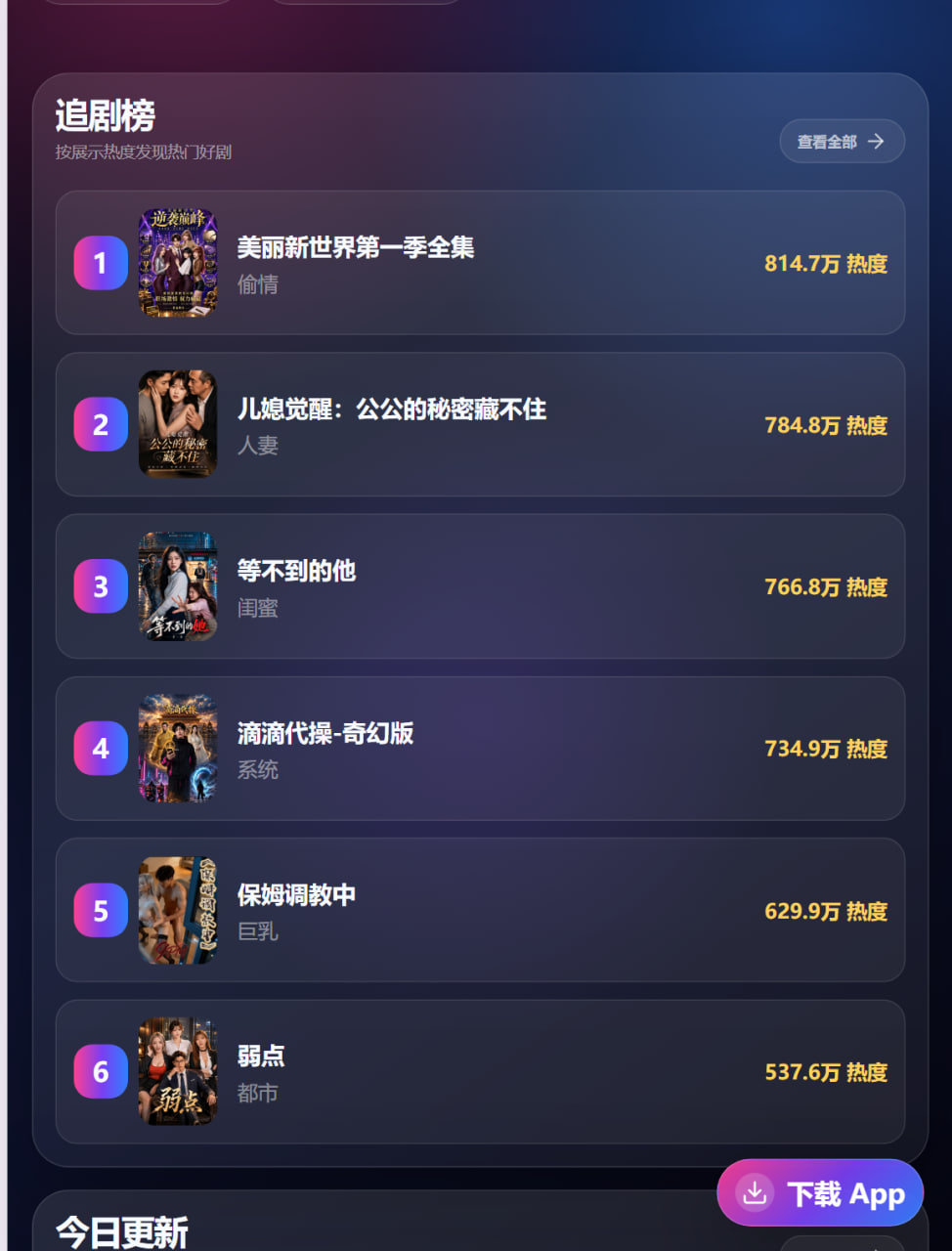 剧场分类浏览